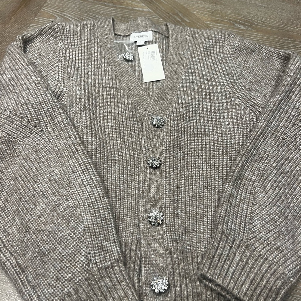 Jewel button cartigsn size small